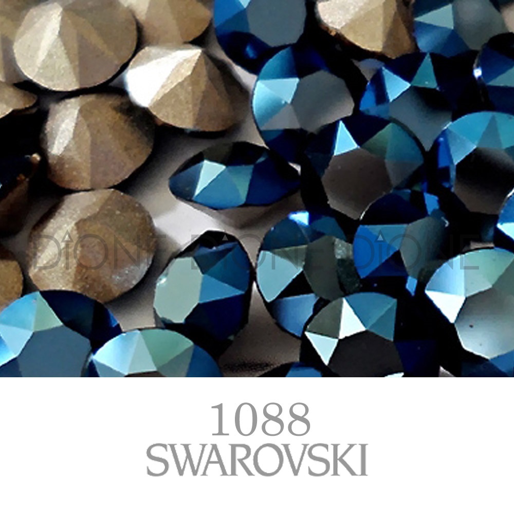 스와로브스키스톤 시리우스챠톤 1088 ss19/4.5mm(10개입) 메탈릭블루 V컷스톤