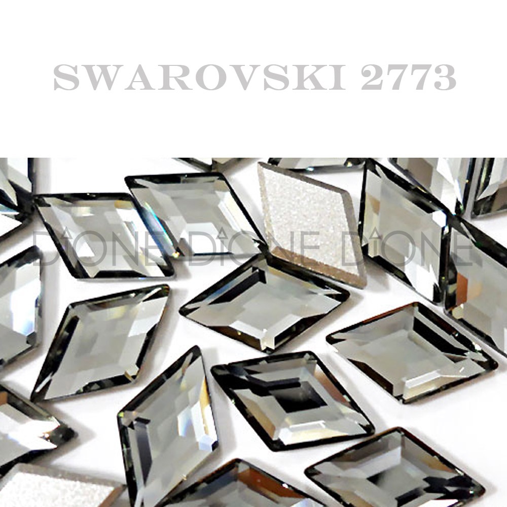 스와로브스키 사각평스톤 2773 다이아 블랙다이아 5x3mm (10개입)