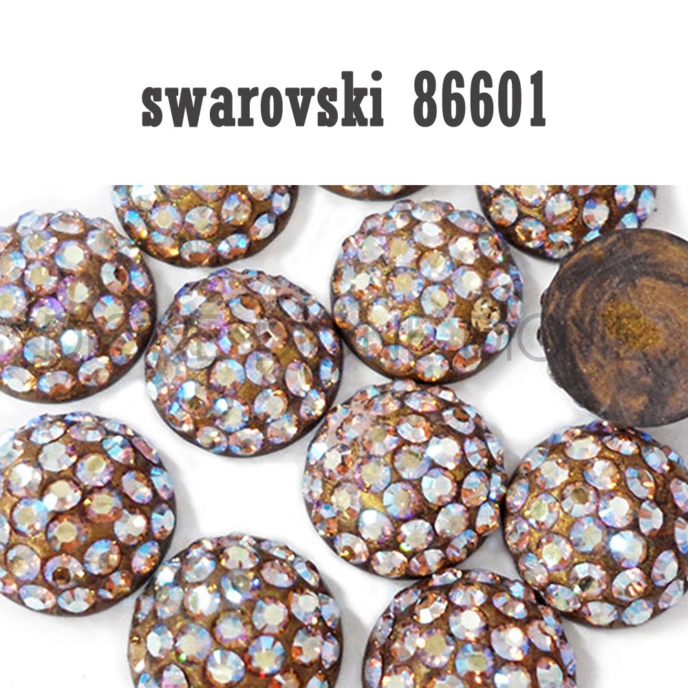 스와로브스키 평큐빅 86601 큐빅점토 쉬머라이트콜로라도토파즈 6mm ( 1개입 )