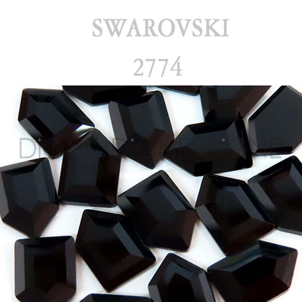 스와로브스키 2774 오각 팬타곤 팬시 제트 6.3x4.2mm (5개입)