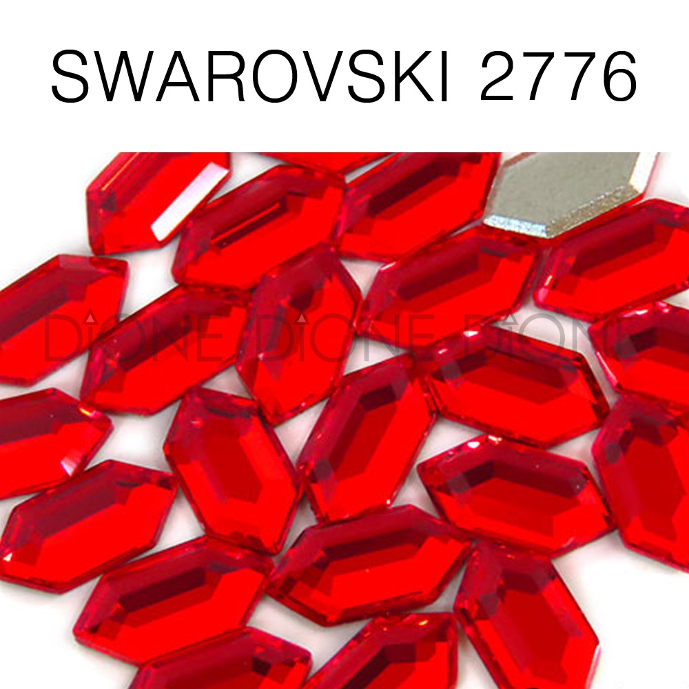 스와로브스키스톤2776 헥사곤팬시평큐빅 8.2x4.2mm 라이트사이암 (5개입)