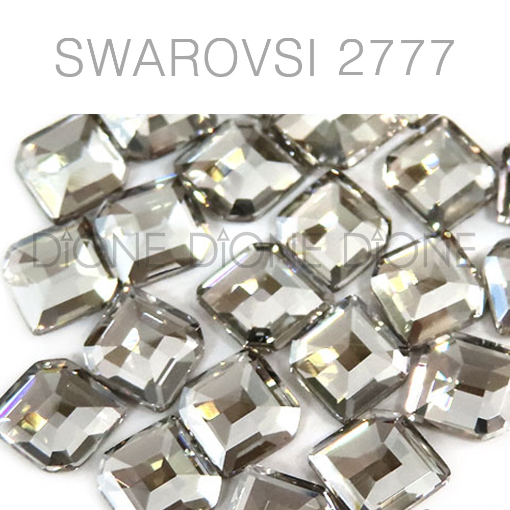 스와로브스키스톤2777 헥사곤평큐빅팬시 5x4.2mm 실버쉐이드 (5개입)