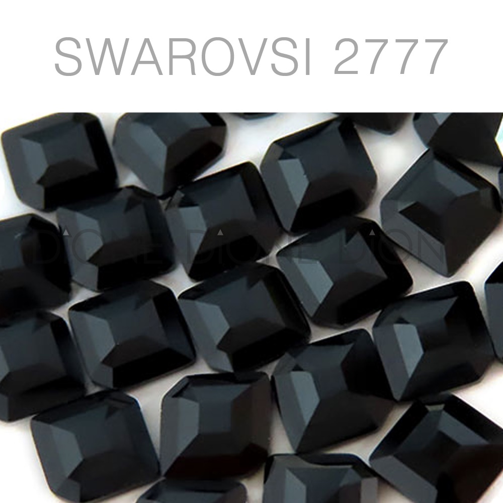 스와로브스키스톤2777 헥사곤평큐빅팬시 5x4.2mm 제트 (5개입)