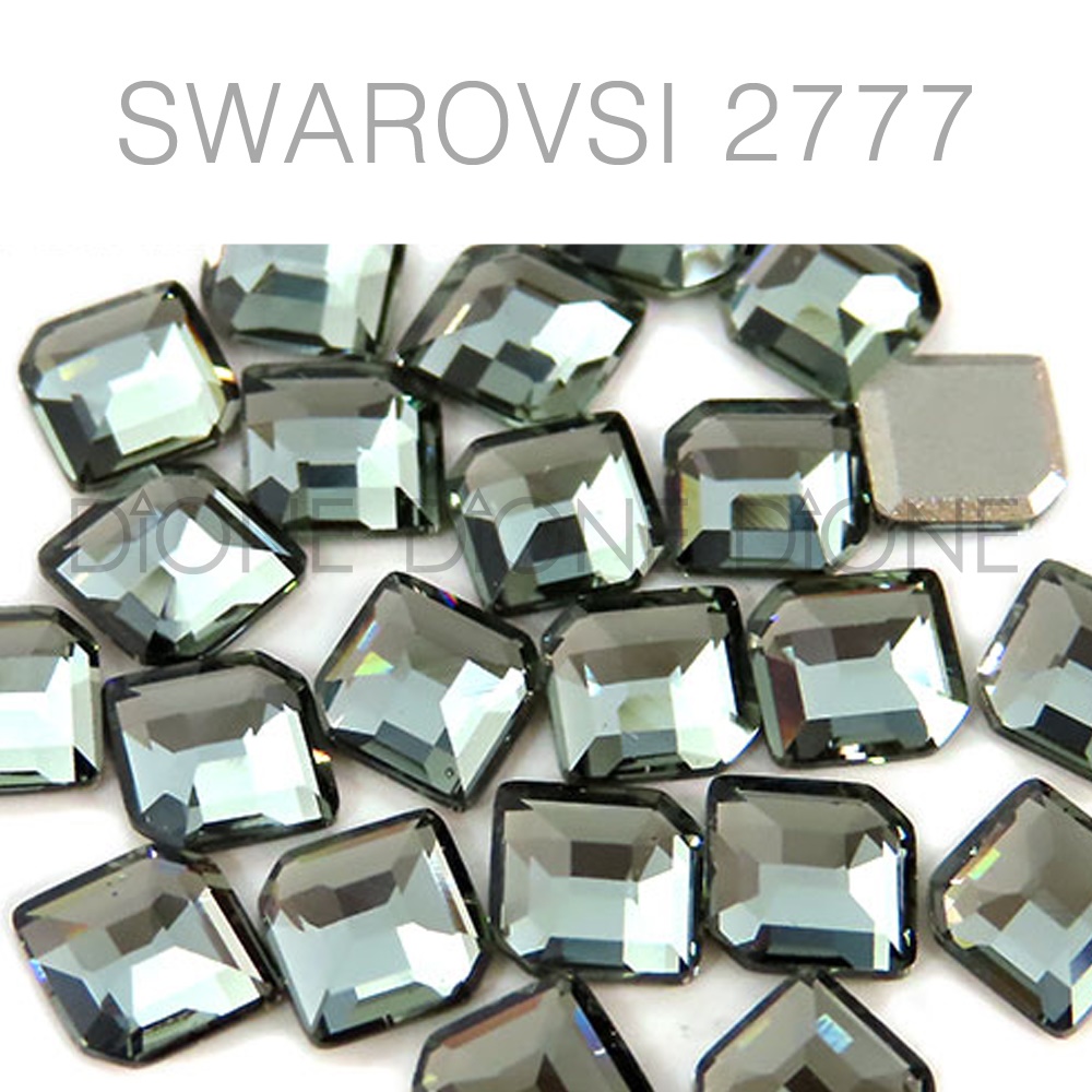 스와로브스키스톤2777 헥사곤평큐빅팬시 5x4.2mm 블랙다이아몬드 (5개입)
