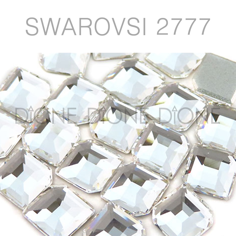 스와로브스키스톤2777 헥사곤평큐빅팬시 6.7x5.6mm 크리스탈 (3개입)