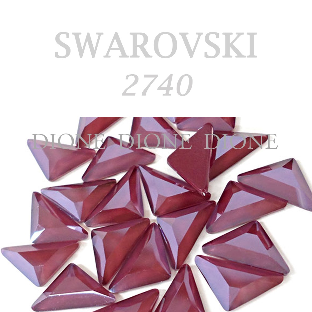 스와로브스키평스톤 2740 삼각팬시 8.3mm 다크레드 (3개입)