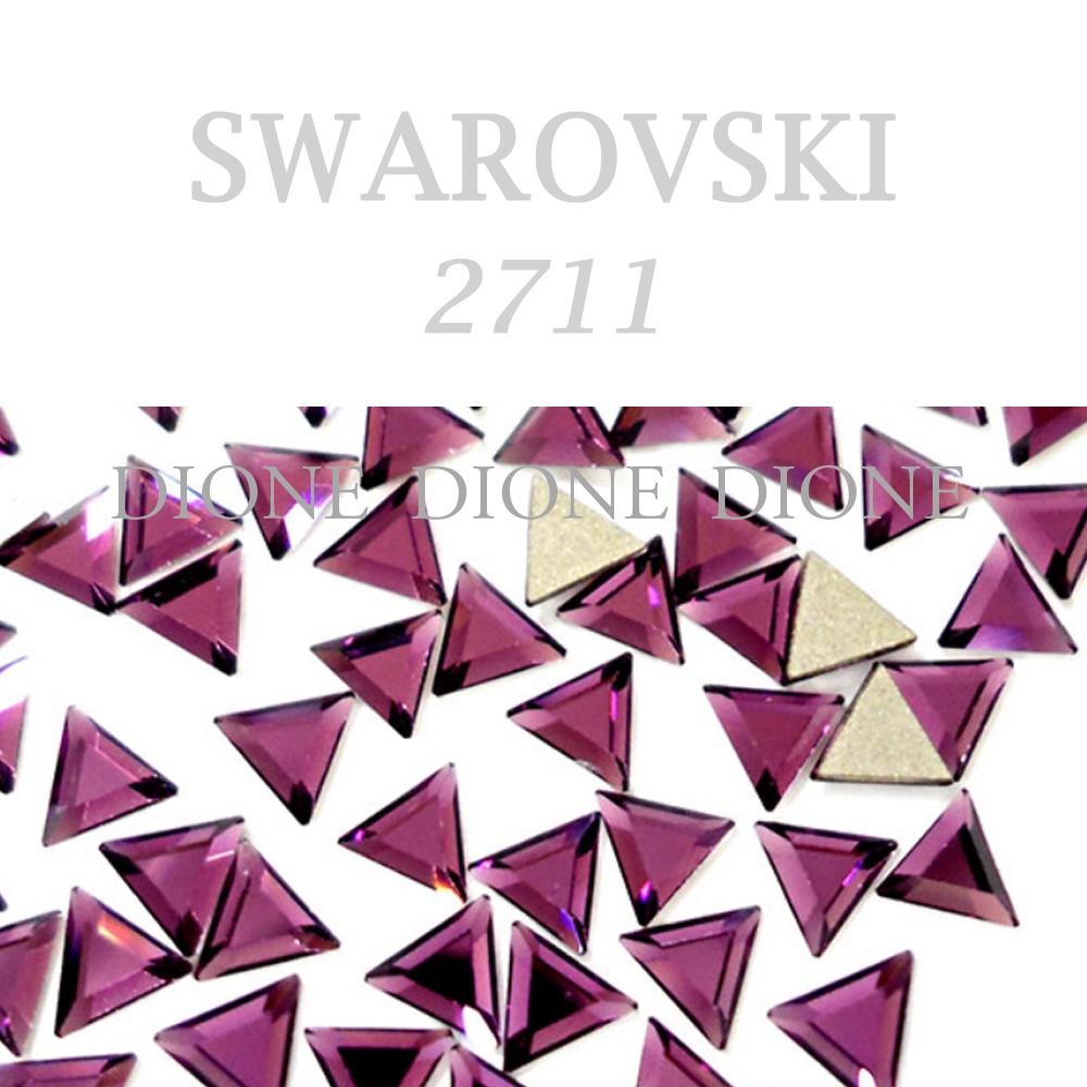 스와로브스키평스톤 2711 삼각팬시 3.3mm 아메지스트 (10개입)