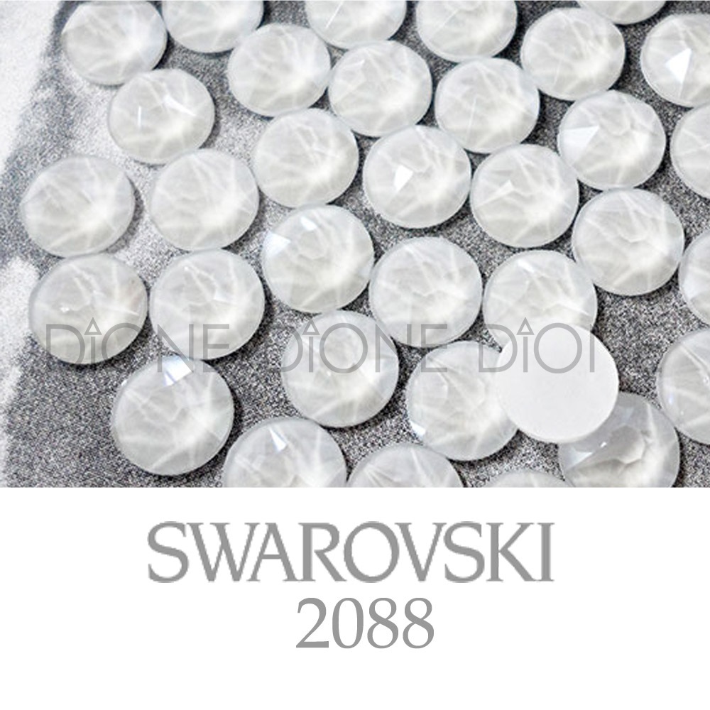 스와로브스키스톤2088 시리우스평큐빅 ss30/6.4mm 형광일렉트릭화이트(10개입)