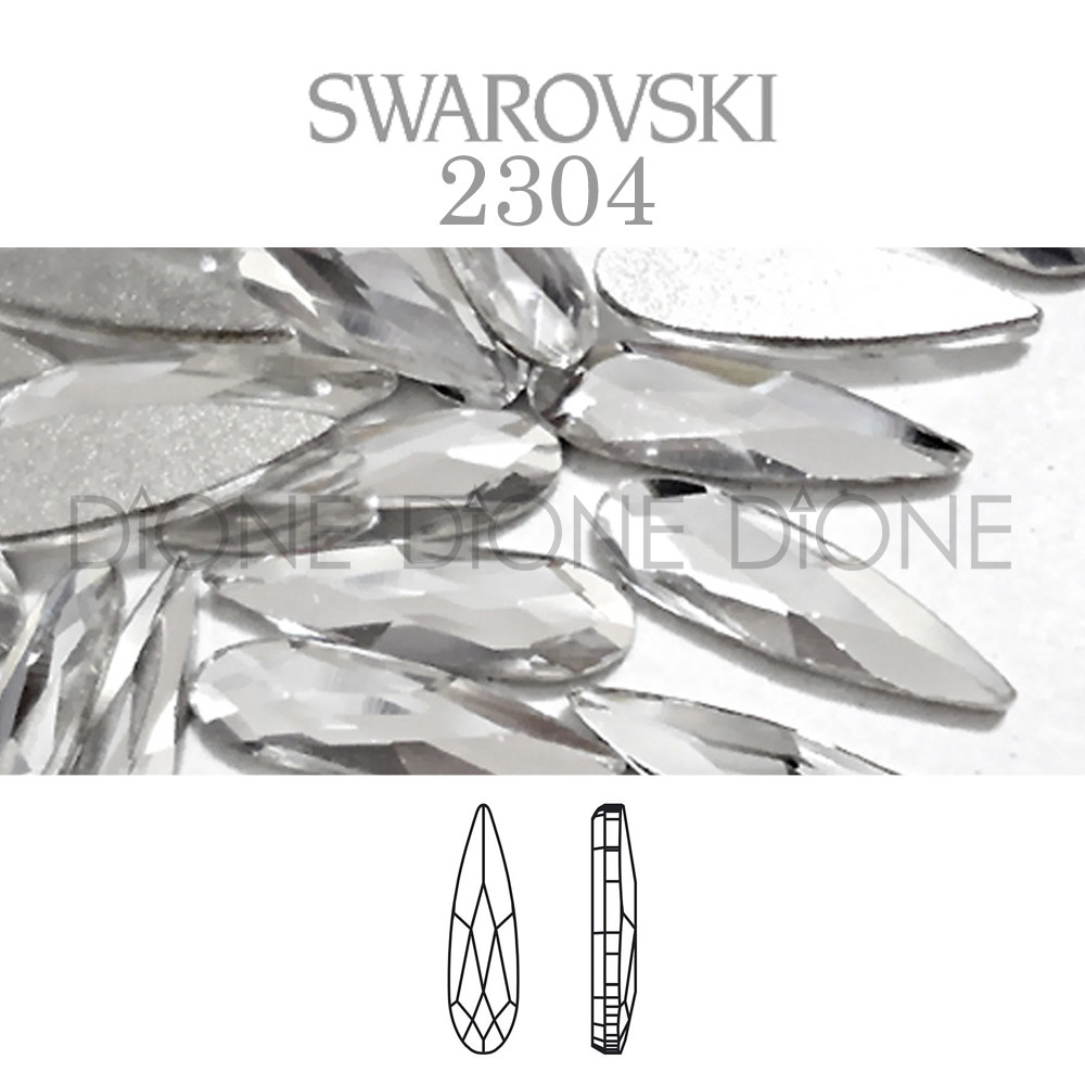 스와로브스키평스톤 레인드롭2304 크리스탈 14x3.9mm(1개입)