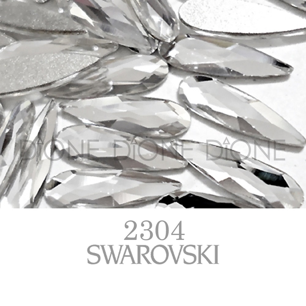 스와로브스키평스톤 레인드롭2304 크리스탈 6x1.7mm(5개입)