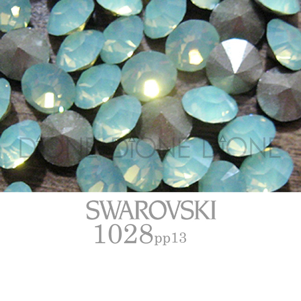 스와로브스키V컷스톤 실리온챠톤1028 크리솔라이트오팔 pp13/2mm(100개입)