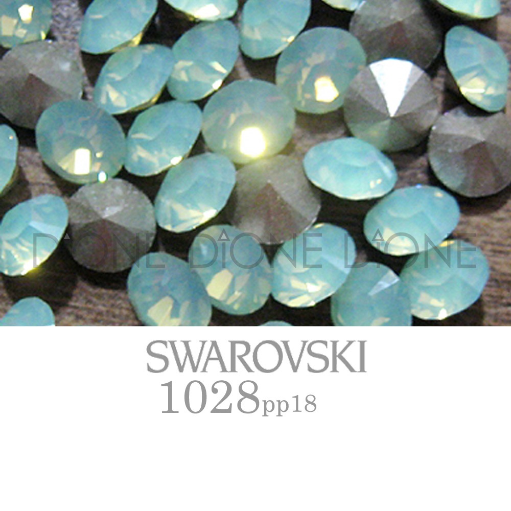 스와로브스키V컷스톤 실리온챠톤1028 크리솔라이트오팔 pp18/2.5mm(100개입)