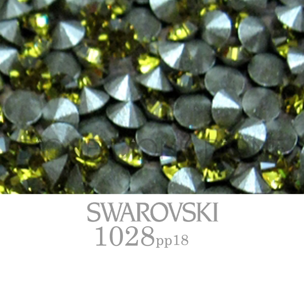 스와로브스키V컷스톤 실리온챠톤1028 라임 pp18/2.5mm(100개입)