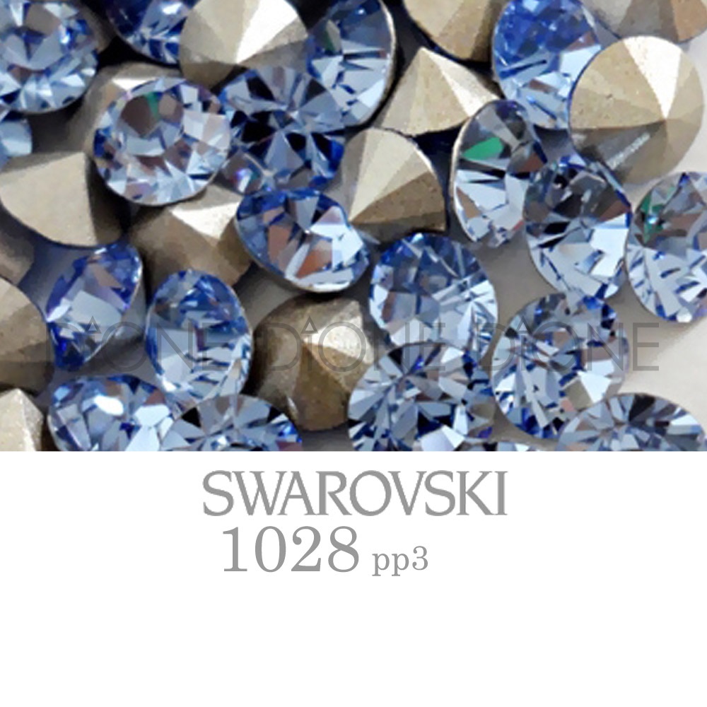 스와로브스키V컷스톤 실리온챠톤1028 라이트사파이어 pp3/1mm~1.1mm(100개입)