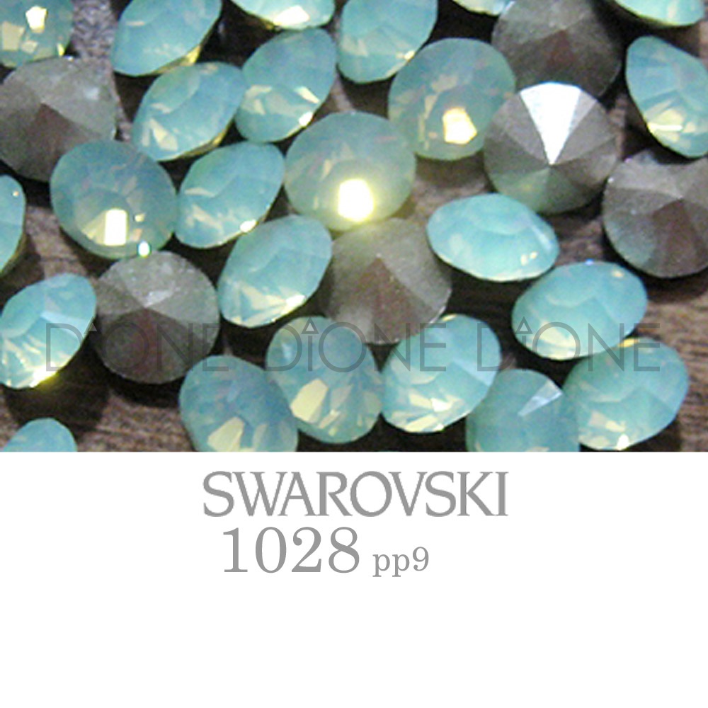 스와로브스키V컷스톤 실리온챠톤1028 크리솔라이트오팔 pp9/1.5mm(100개입)
