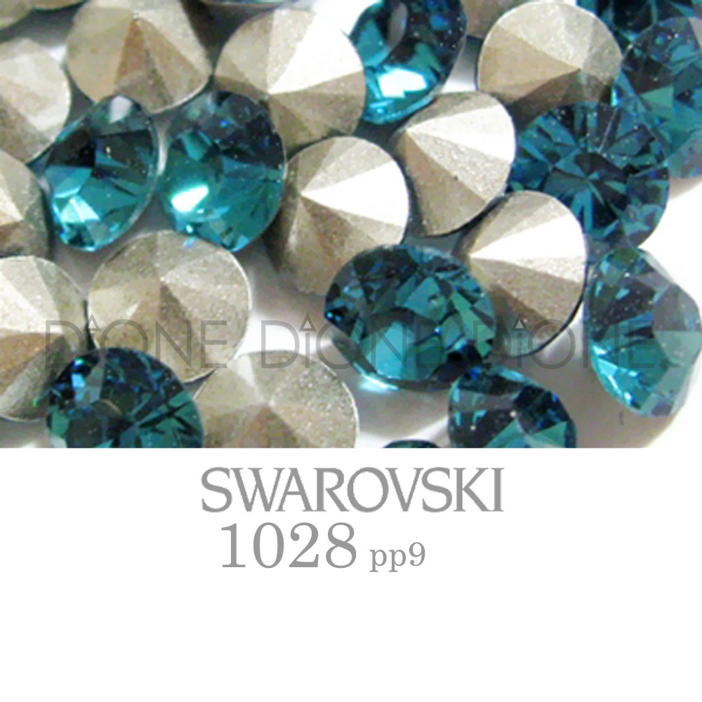 스와로브스키V컷스톤 실리온챠톤1028 인디콜라이트 pp9/1.5mm(100개입)