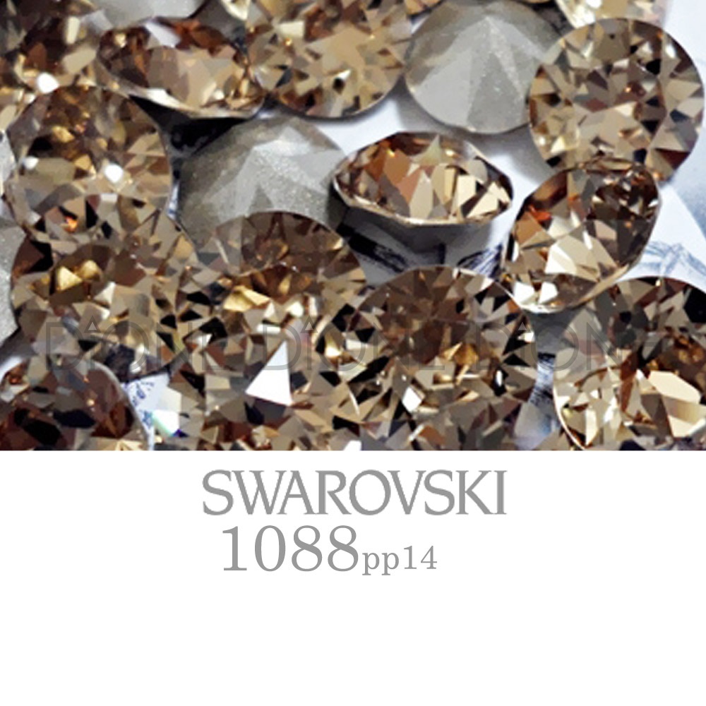 스와로브스키V컷스톤 실리온챠톤1088 라이트스모크드토파즈 pp14/2.1mm(100개입)