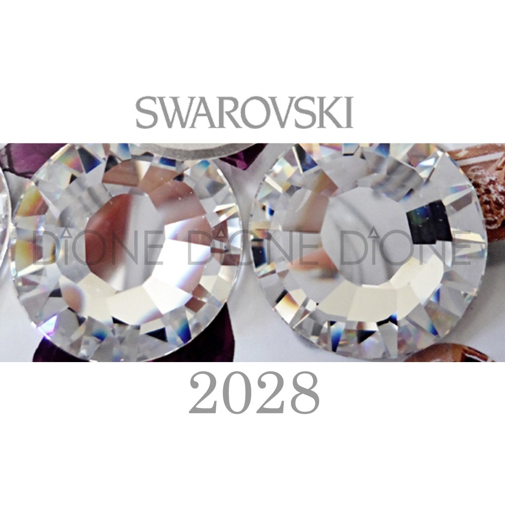 스와로브스키평스톤 2028실리온로즈 크리스탈 50mm(1개입)